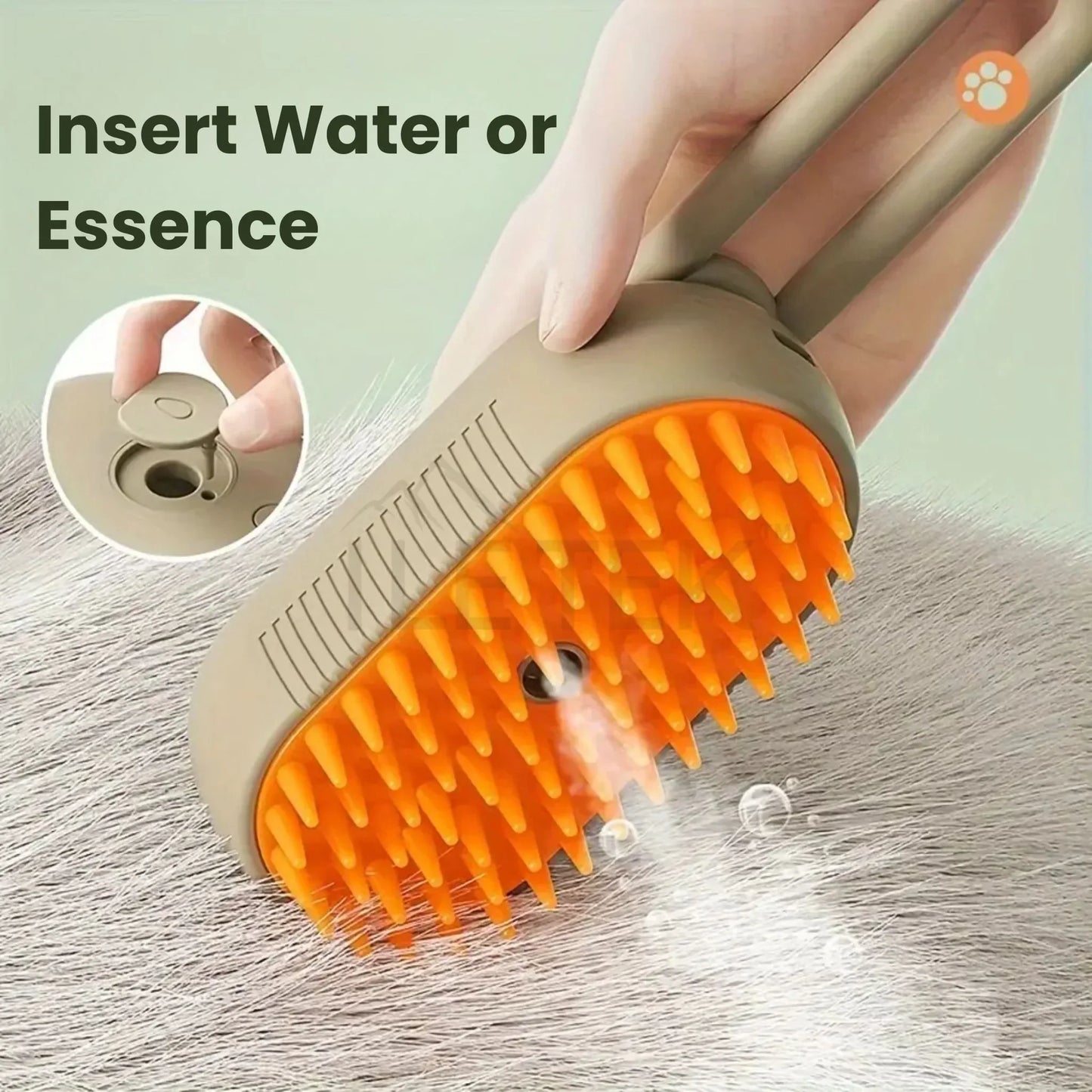 SteamPaw™ 3-in-1 Pet Grooming Brush