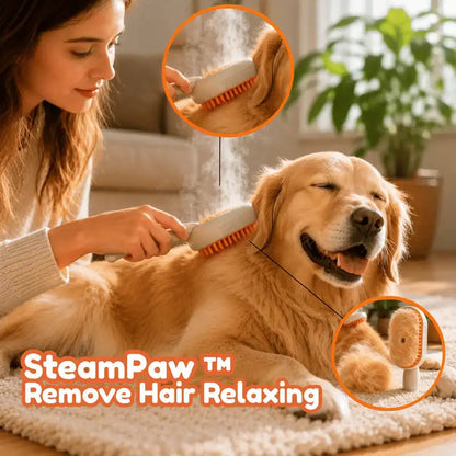 SteamPaw™ 3-in-1 Pet Grooming Brush